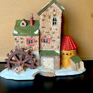 Dept 56 Dickens' Village DICKENS VILLAGE MILL 65196 LIMITED #921/2500 Rare Find!